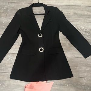 Black blazer dress